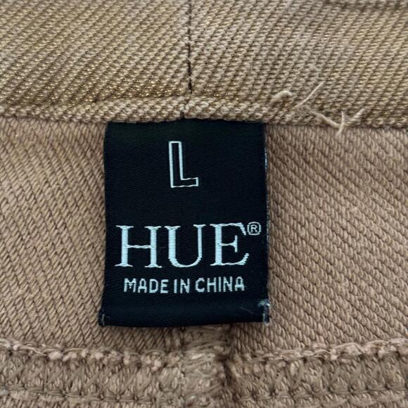HUE Women's Jeggings - Brown Stretch Pants - Size 14 Large 34" Waist - Picture 3 of 4